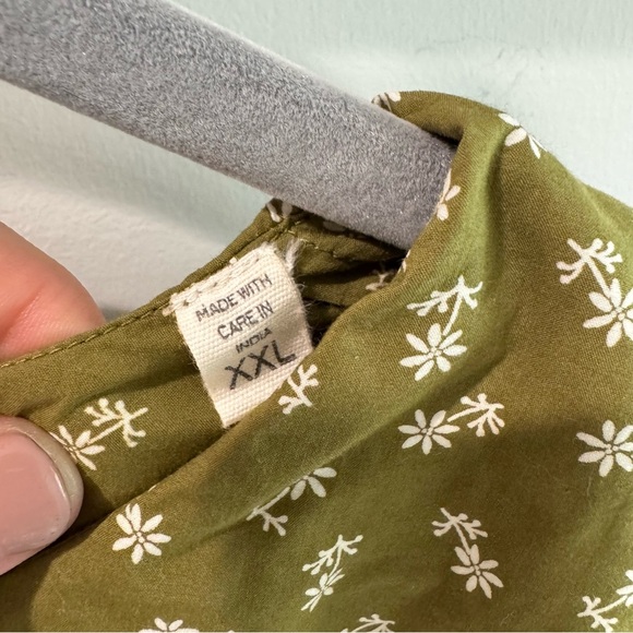 Doen 100% Organic Cotton Renoir Top in Cypress Calico XXL - Picture 6 of 9